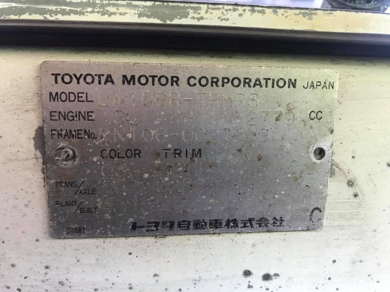 TOYOTA HILUX LN106 1990