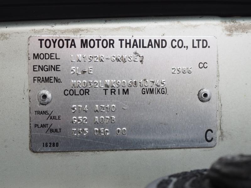 TOYOTA SPORE REDER 2002