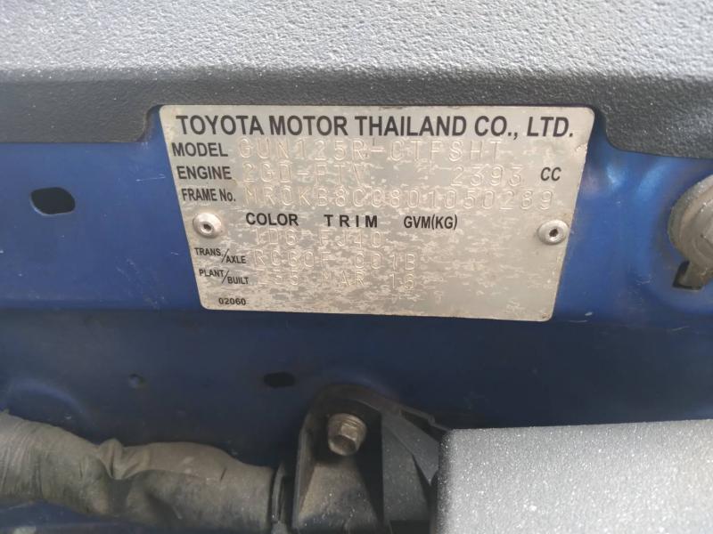 TOYOTA ้้้้็HILUX  REVO 2016